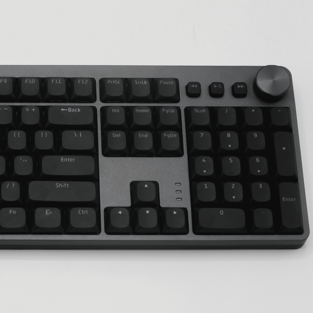 Black Low Profile Windows/Mac Backlit PBT Keycaps Krome Keycaps LTD Backlit Low Profile