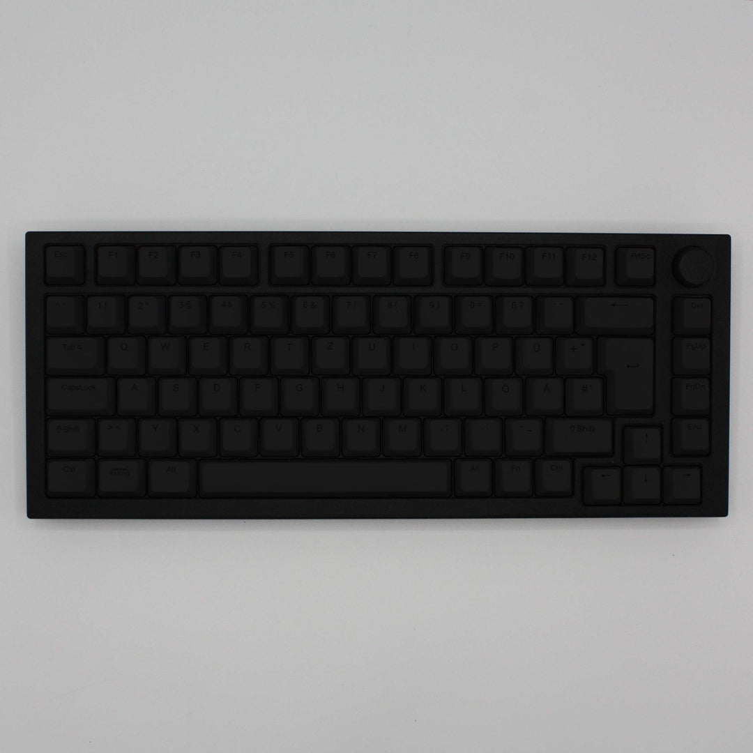 Black German (ISO-DE) Backlit ABS Keycaps for Windows & Mac Krome Keycaps LTD german