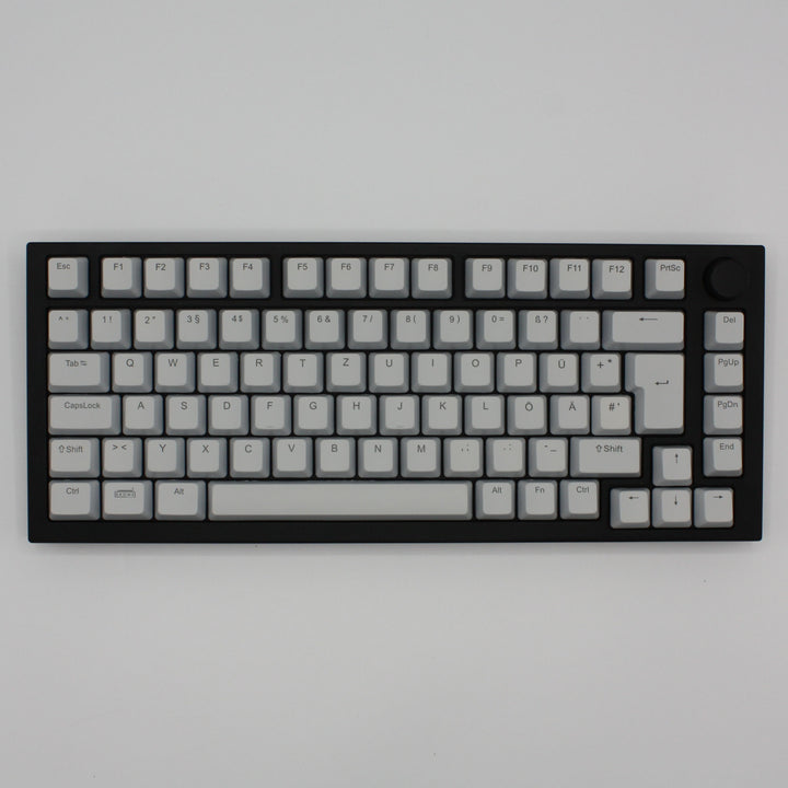 Light Grey German (ISO-DE) Backlit ABS Keycaps for Windows & Mac Krome Keycaps LTD german