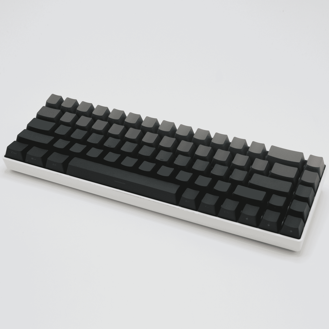 Grey Gradient Side-Profile Backlit PBT Keycaps