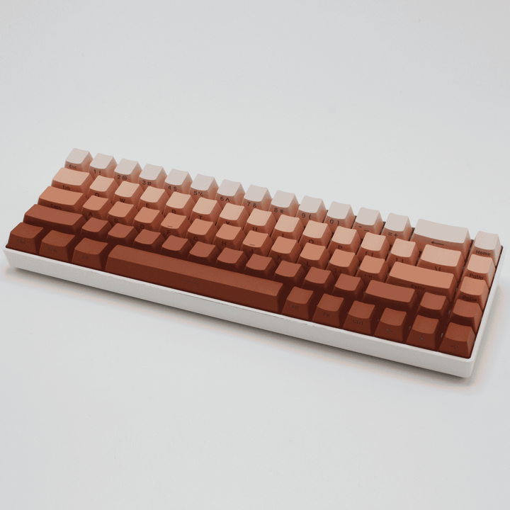 Light Red Gradient Side-Profile Backlit PBT Keycaps