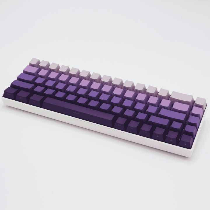 Lilac Gradient Side-Profile Backlit PBT Keycaps