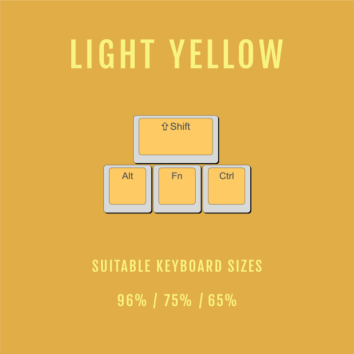 Light Yellow Pudding Conversion Kit - 65/75/96%