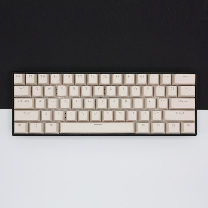 Off White Backlit PBT Keycaps Krome Keycaps LTD Single Colour, USA