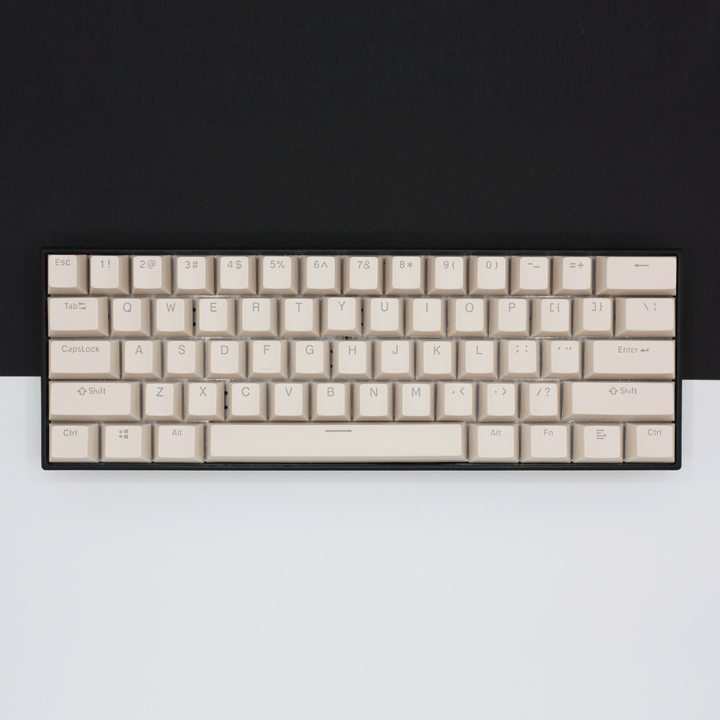 Off White Japanese Dual Language PBT Keycaps Krome Keycaps LTD 