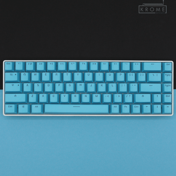 Blue Japanese Dual Language PBT Keycaps - 65/75% Krome Keycaps LTD 