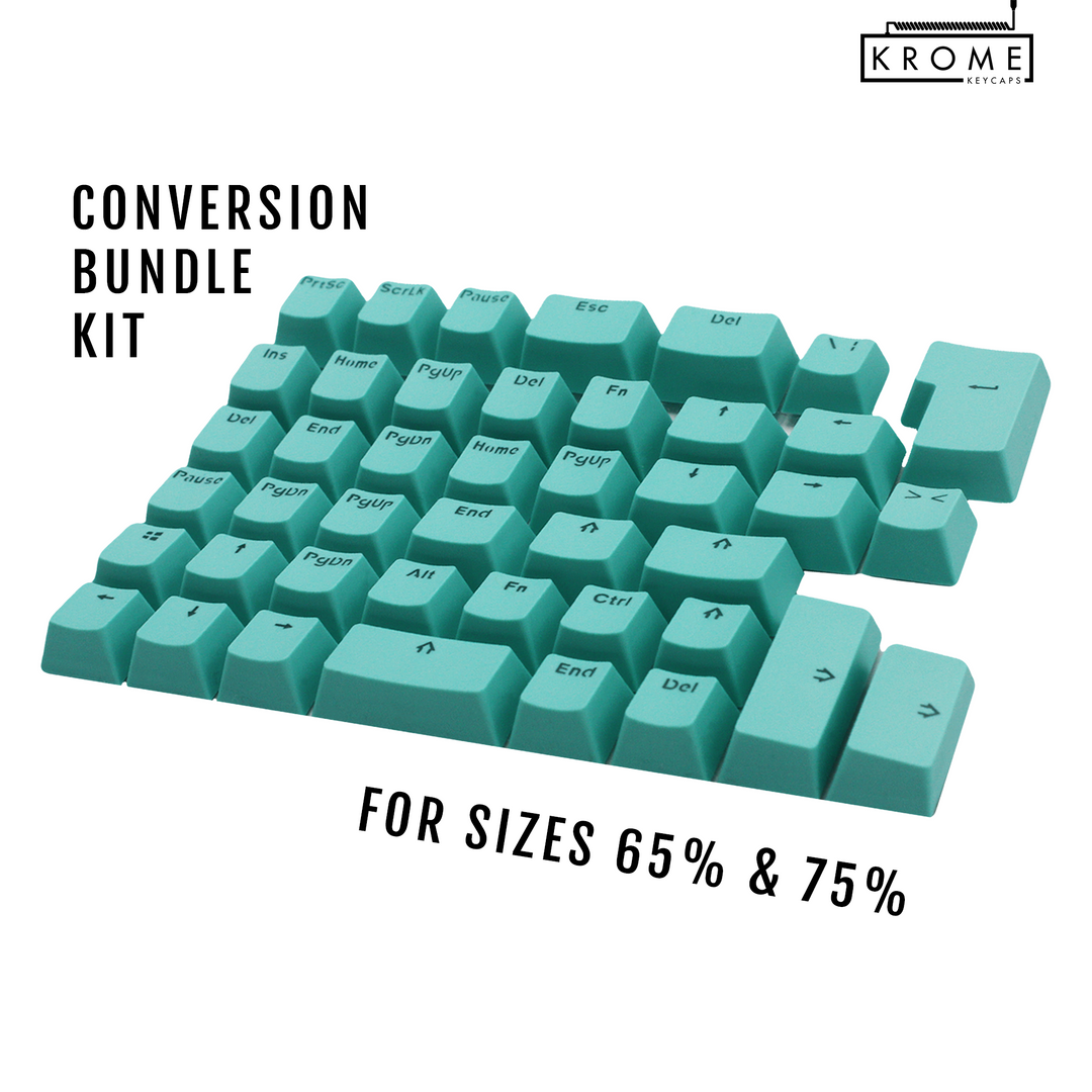 Full Conversion Kit - 65/75% - Various Colours Krome Keycaps LTD Conversion Kit