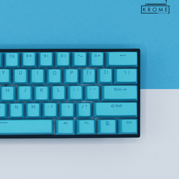 Blue Swiss (ISO-CH) Dual Language PBT Keycaps Krome Keycaps LTD swiss