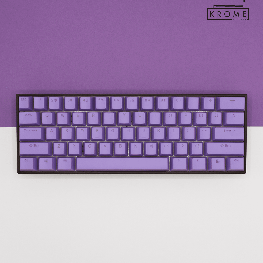 Purple UK & Mac/Multimedia Dual Language PBT Keycaps Krome Keycaps LTD mac & multimedia