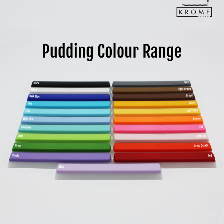 ISO Pudding Enter Keycap - Various Colours Krome Keycaps LTD Conversion Kit